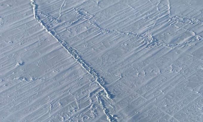 Arctic wintertime sea ice extent is among lowest on record