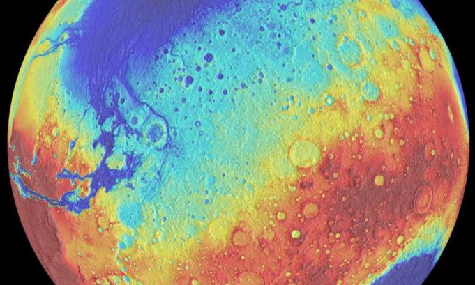 Rare metals on Mars and Earth implicate colossal impacts