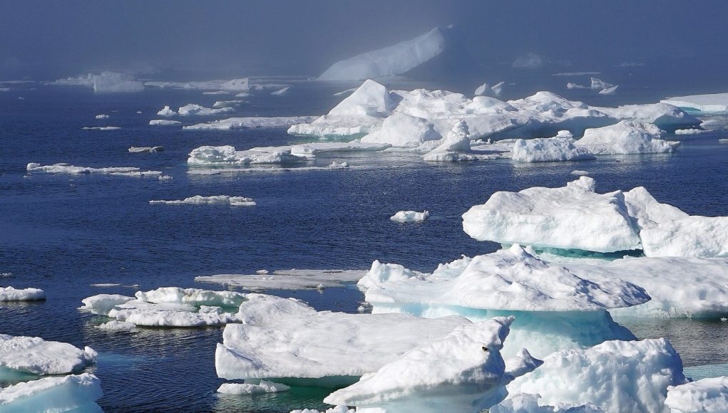 Wind sea ice patterns point to climate change in western Arctic