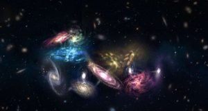 Astronomers witness galaxy megamerger