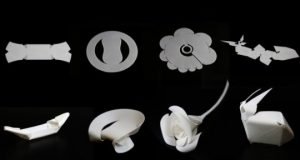 Cheap 3 D printer can produce self folding materials