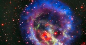 Dead star circled by light