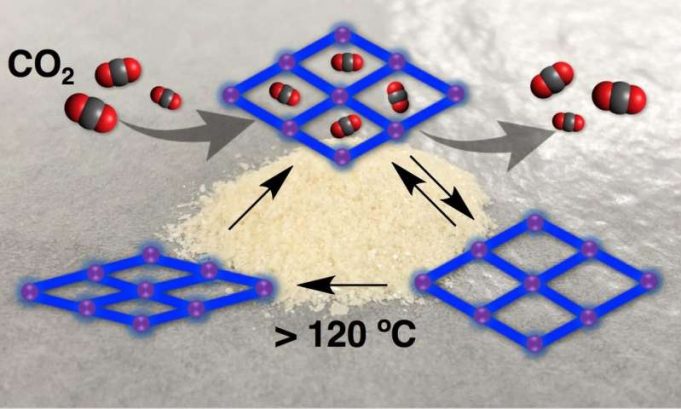 New carbon-dioxide-adsorbing crystals for biomedical materials that rely on shape-memory effect New carbon dioxide adsorbing crystals for biomedical materials that rely on shape memory effect