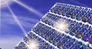 Psst A whispering gallery for light boosts solar cells