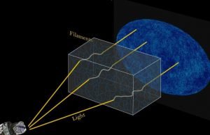Tiny distortions in universe’s oldest light reveal clearer picture of strands in cosmic web Tiny distortions in universes oldest light reveal clearer picture of strands in cosmic web