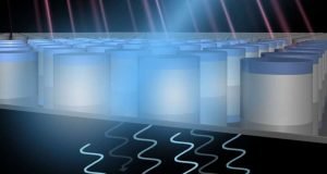 Metal free metamaterial can be swiftly tuned to create changing electromagnetic effects