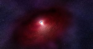 Never before seen features found around a neutron star