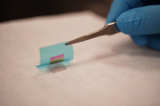 Route to flexible electronics made from exotic materials