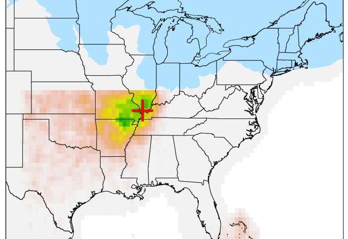 Researchers use genomic data to map refugia where North American trees survived the ice age
