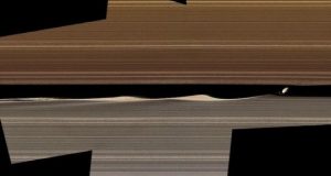 NASAs Cassini reveals New Sculpting in Saturn Rings