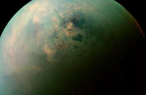 ‘Bathtub rings’ around Titan’s lakes might be made of alien crystals cropped Bathtub rings around Titans lakes might be made of alien crystals