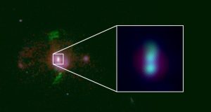 cropped Pair of supermassive black holes discovered on a collision course