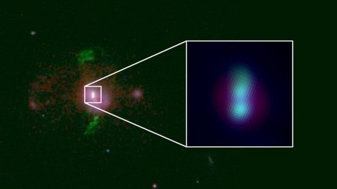 cropped Pair of supermassive black holes discovered on a collision course