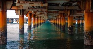 cropped Ultra thin layers of rust generate electricity from flowing water