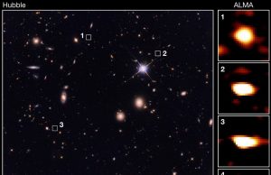 Astronomers discover vast ancient galaxies, which could shed light on dark matter Astronomers discover vast ancient galaxies which could shed light on dark matter 1
