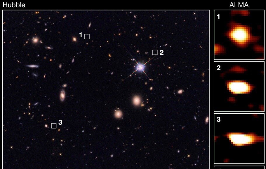 Astronomers discover vast ancient galaxies which could shed light on dark matter 1