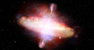 cropped Astronomers reveal true colors of evolving galactic beasts