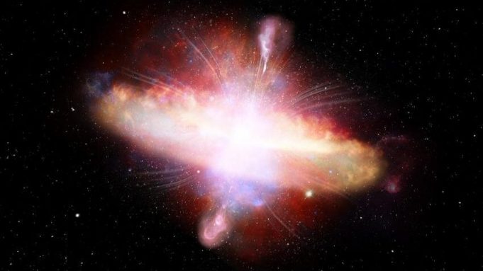 Astronomers reveal true colors of evolving galactic beasts cropped Astronomers reveal true colors of evolving galactic beasts