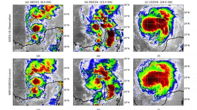 cropped Data assimilation method offers improved hurricane forecasting
