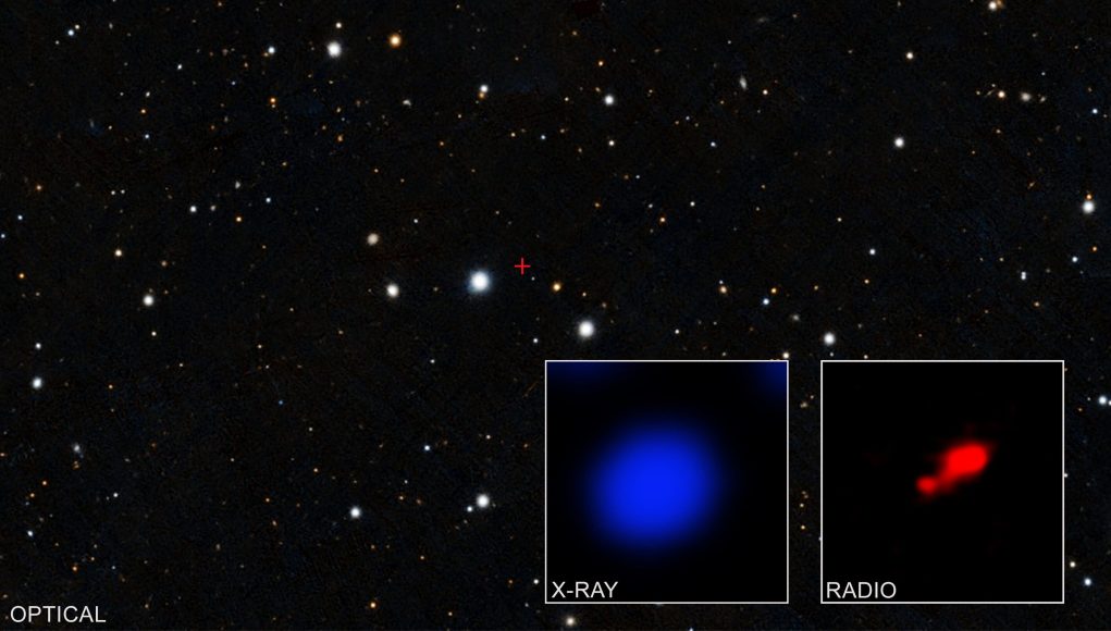 cropped Evidence found for cloaked black hole in early universe