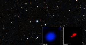 cropped Evidence found for cloaked black hole in early universe