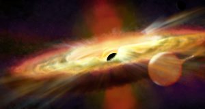 cropped Repeating outflows of hot wind found close to black hole