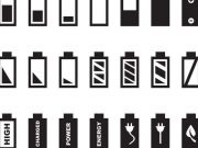 cropped Battery icons shape perceptions of time and space and define user identities