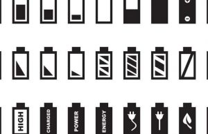cropped Battery icons shape perceptions of time and space and define user identities