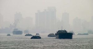cropped Environmental pollution in China decreases