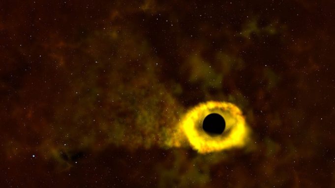 ‘Lucky’ observation: Scientists watch a black hole shredding a star cropped Lucky observation Scientists watch a black hole shredding a star