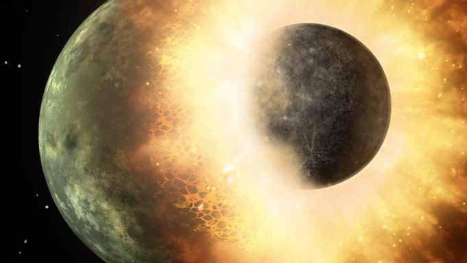 Planetary collisions can drop the internal pressures in planets cropped Planetary collisions can drop the internal pressures in planets