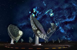 Towering balloon-like structures discovered near center of the Milky Way cropped Towering balloon like structures discovered near center of the Milky Way