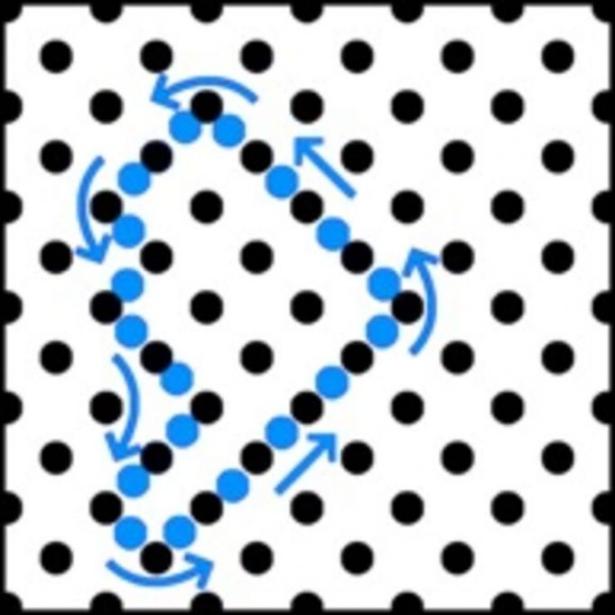 Chains of atoms move at lightning speed inside metals Chains of atoms move at lightning speed inside metals