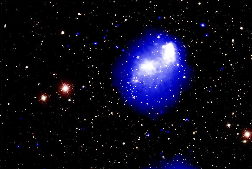 Chandra spots a mega cluster of galaxies in the making