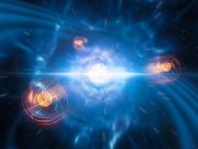 First identification of a heavy element born from neutron star collision