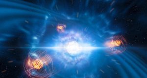First identification of a heavy element born from neutron star collision