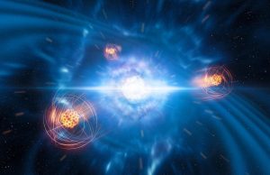 First identification of a heavy element born from neutron star collision