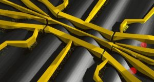 Quantum state of single electrons controlled by surfing on sound waves
