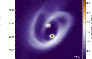Astronomers observe how two suns collect matter in a binary system cropped Astronomers observe how two suns collect matter in a binary system 1