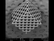 cropped New 3 D printed lattice designs defy conventional wisdom on metamaterials