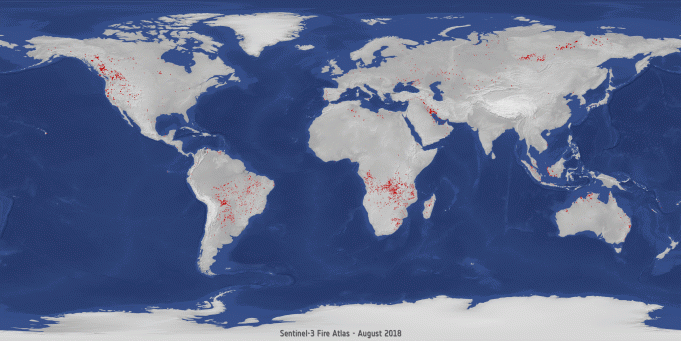 Is Earth on fire? Data shows almost five times as many wildfires over last year istheearthonfire