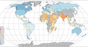 A new world map rates food sustainability for countries across the globe