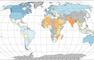 A new world map rates food sustainability for countries across the globe