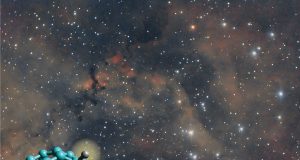 Carbon soccer ball with extra proton probably most abundant form in space scaled