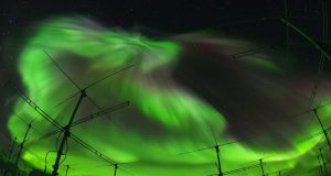 First measures of Earths ionosphere found with the largest atmospheric radar in the Antarctic