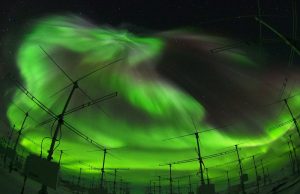 First measures of Earths ionosphere found with the largest atmospheric radar in the Antarctic