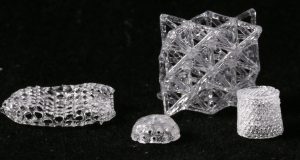 Glass from a 3 D printer scaled
