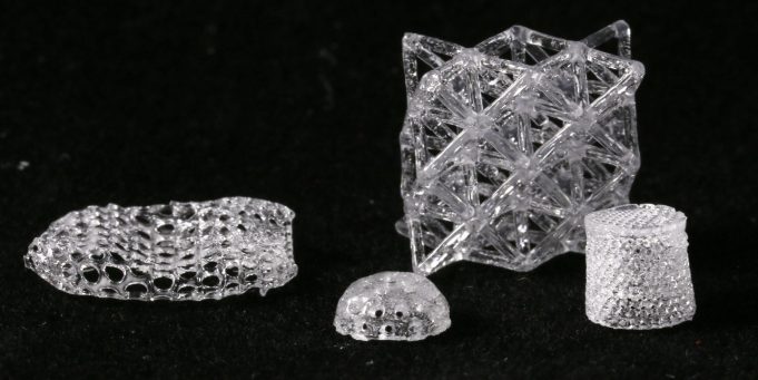 Glass from a 3 D printer scaled