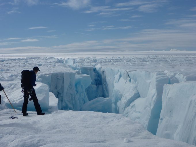 Drone images show Greenland ice sheet becoming more unstable as it fractures scaled