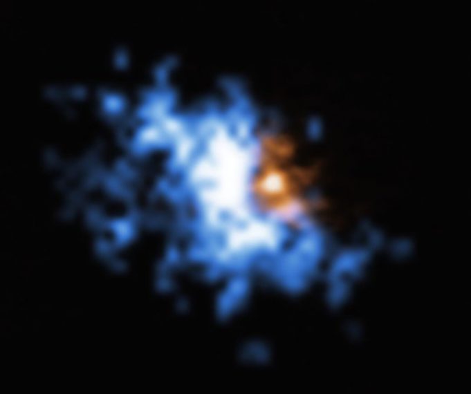 ESO observations reveal black holes’ breakfast at the cosmic dawn ESO observations reveal black holes breakfast at the cosmic dawn